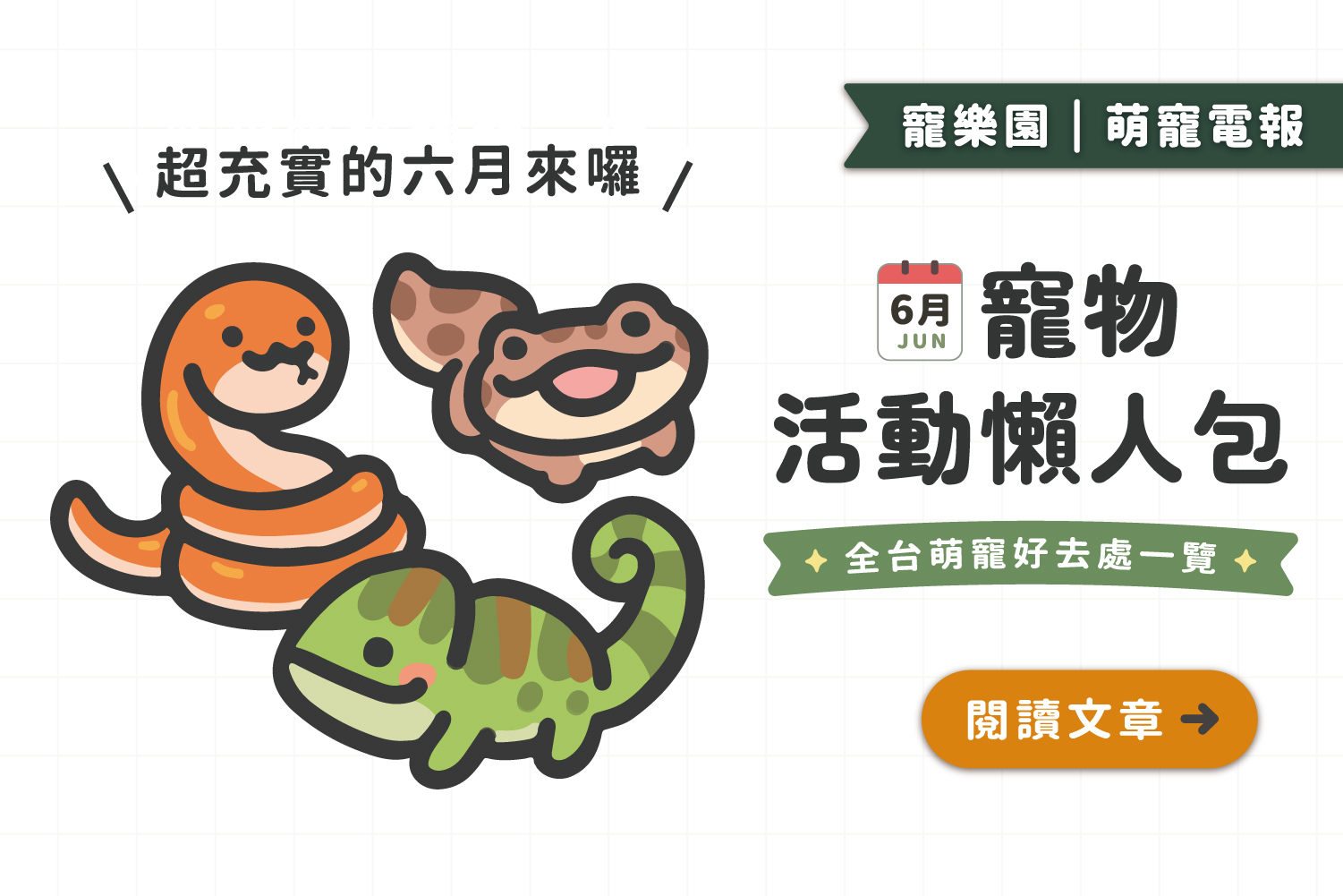 6月寵物活動懶人包﻿｜全台寵物好去處一覽